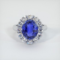 4.07 Ct. Sapphire Ring, Platinum 950 1