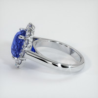 4.07 Ct. Sapphire Ring, Platinum 950 4