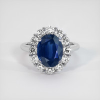 3.02 Ct. Sapphire Ring, Platinum 950 1