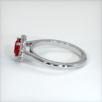 1.09 Ct. Ruby Ring, Platinum 950 4