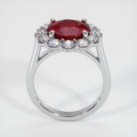 4.28 Ct. Ruby Ring, Platinum 950 3