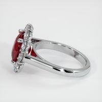 4.28 Ct. Ruby Ring, Platinum 950 4