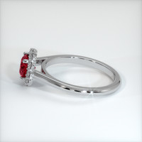 0.96 Ct. Ruby Ring, Platinum 950 4