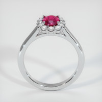 0.85 Ct. Ruby Ring, Platinum 950 3