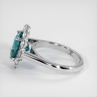 4.07 Ct. Sapphire Ring, Platinum 950 4