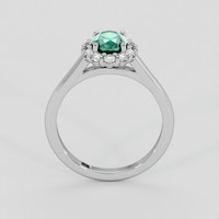 1.16 Ct. Bluish Green Sapphire Ring, Platinum 950 3
