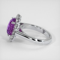 3.68 Ct. Sapphire Ring, Platinum 950 4