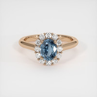 1.20 Ct. Gemstone Ring, 14K Rose Gold 1