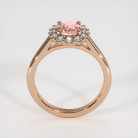 1.09 Ct. Padparadscha Sapphire Ring, 14K Rose Gold 3