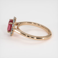 1.54 Ct. Ruby Ring, 14K Rose Gold 4