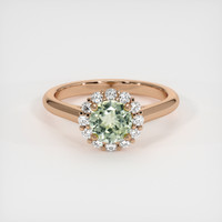 1.04 Ct. Sapphire Ring, 14K Rose Gold 1