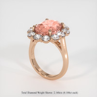8.08 Ct. Sapphire Ring, 18K Rose Gold 2