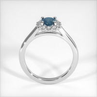 0.63 Ct. Sapphire Ring, 14K White Gold 3