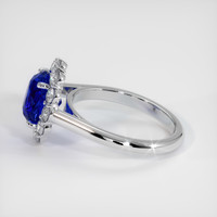 4.23 Ct. Sapphire Ring, 14K White Gold 4