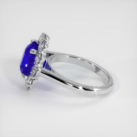 4.18 Ct. Sapphire Ring, 14K White Gold 4