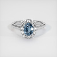 1.20 Ct. Gemstone Ring, 14K White Gold 1