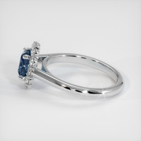 1.20 Ct. Gemstone Ring, 14K White Gold 4