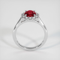 1.10 Ct. Ruby Ring, 14K White Gold 3