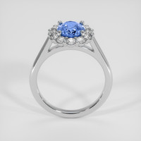 2.25 Ct. Blue Sapphire Ring, 14K White Gold 3
