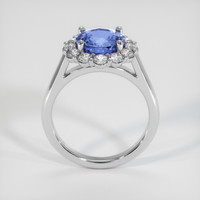 2.58 Ct. Sapphire Ring, 14K White Gold 3