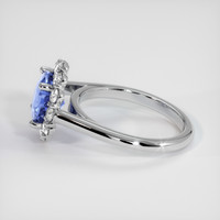 2.58 Ct. Sapphire Ring, 14K White Gold 4