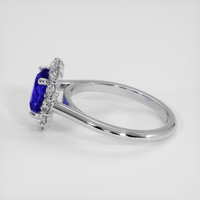 1.85 Ct. Blue Sapphire Ring, 14K White Gold 4
