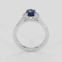 1.52 Ct. Blue Sapphire Ring, 14K White Gold 3