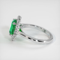 1.82 Ct. Emerald Ring, 18K White Gold 4