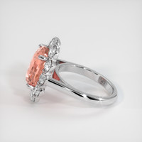 8.08 Ct. Sapphire Ring, 18K White Gold 4