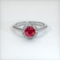 Ruby Ring 1.03 Ct. 18K White Gold Preview