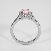 1.23 Ct. Pink Sapphire Ring, 18K White Gold 3