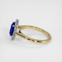 2.31 Ct. Sapphire Ring, 14K White & Yellow 4