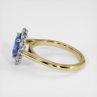 2.25 Ct. Blue Sapphire Ring, 14K White & Yellow 4