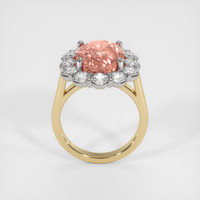 8.08 Ct. Sapphire Ring, 18K White & Yellow 3