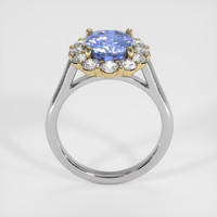 2.61 Ct. Blue Sapphire Ring, 18K White & Yellow 3