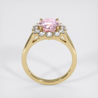 3.37 Ct. Padparadscha Sapphire Ring, 10K Yellow Gold 3