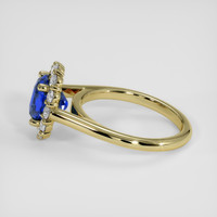 1.92 Ct. Blue Sapphire Ring, 14K Yellow Gold 4