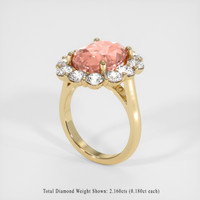 8.08 Ct. Sapphire Ring, 14K Yellow Gold 2