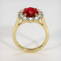 4.09 Ct. Ruby Ring, 14K Yellow Gold 3