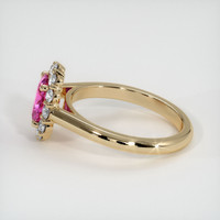2.09 Ct. Pinkish Purple Sapphire Ring, 14K Yellow Gold 4