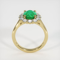 1.82 Ct. Emerald Ring, 18K Yellow Gold 3