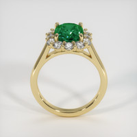 2.03 Ct. Emerald Ring, 18K Yellow Gold 3