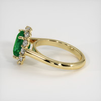2.03 Ct. Emerald Ring, 18K Yellow Gold 4