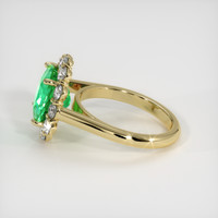 2.82 Ct. Emerald Ring, 18K Yellow Gold 4