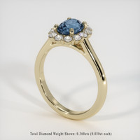 1.20 Ct. Gemstone Ring, 18K Yellow Gold 2