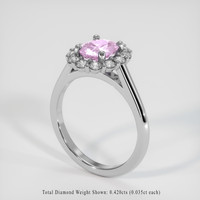 1.11 Ct. Sapphire Ring, 18K Yellow Gold 2