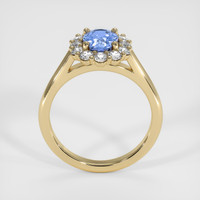 1.22 Ct. Blue Sapphire Ring, 18K Yellow Gold 3