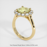 2.77 Ct. Sapphire Ring, 18K Yellow Gold 2