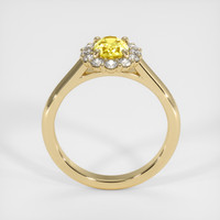 0.79 Ct. Sapphire Ring, 18K Yellow Gold 3