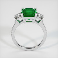 2.81 Ct. Emerald Ring, Platinum 950 3